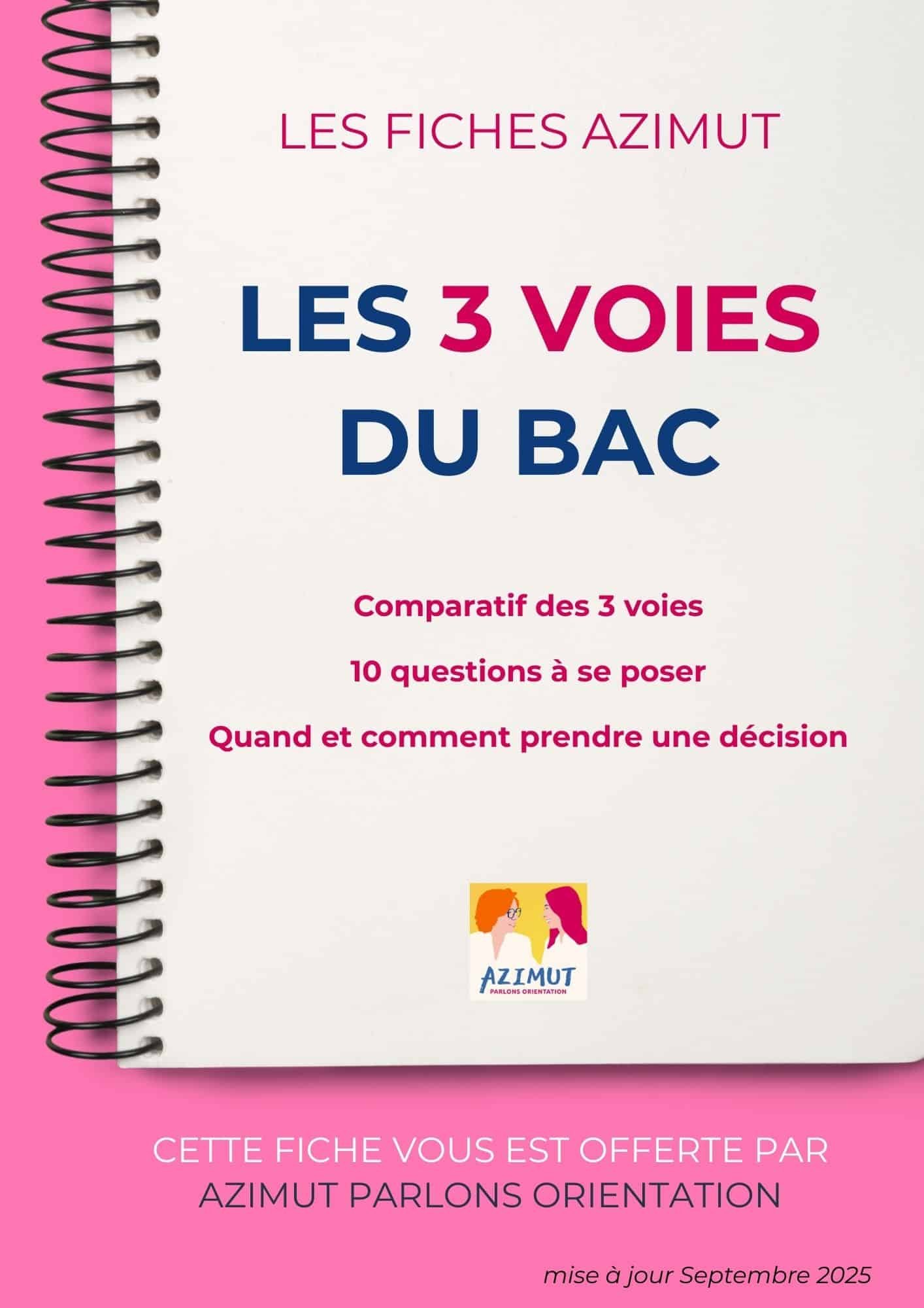 couverture fiche les 3 voies du bac couverture fiche les 3 voies du bac