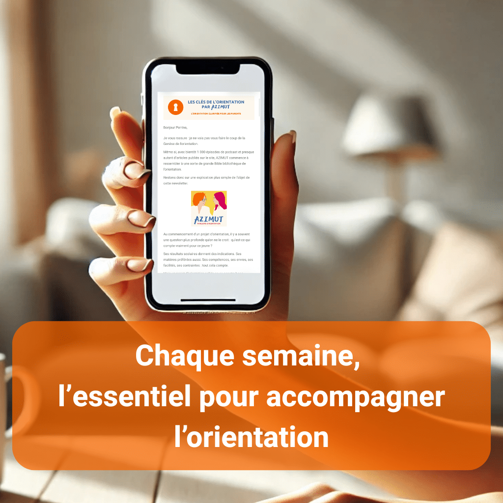Le rendez-vous hebdo des parents qui veulent comprendre l’orientation.