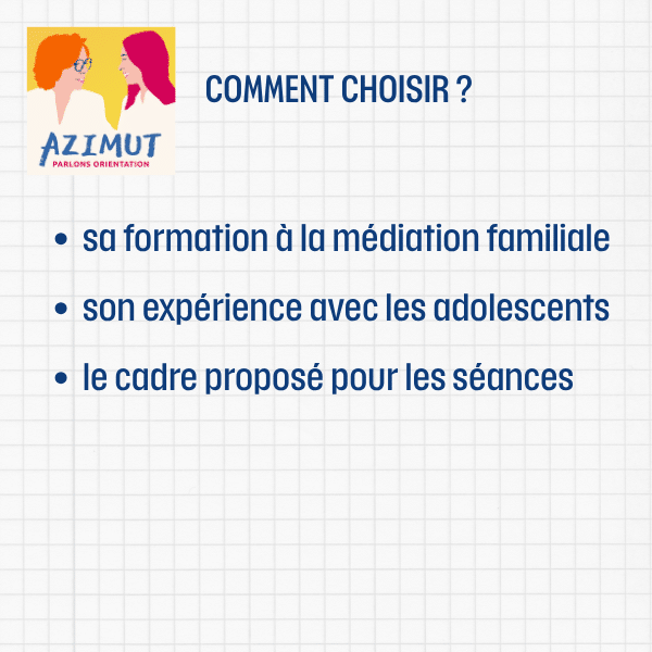 Mediateur familial - comment choisir