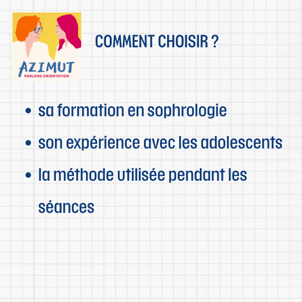 Sophrologue - comment choisir