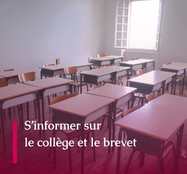 rubrique S’informer sur le collège et le brevet