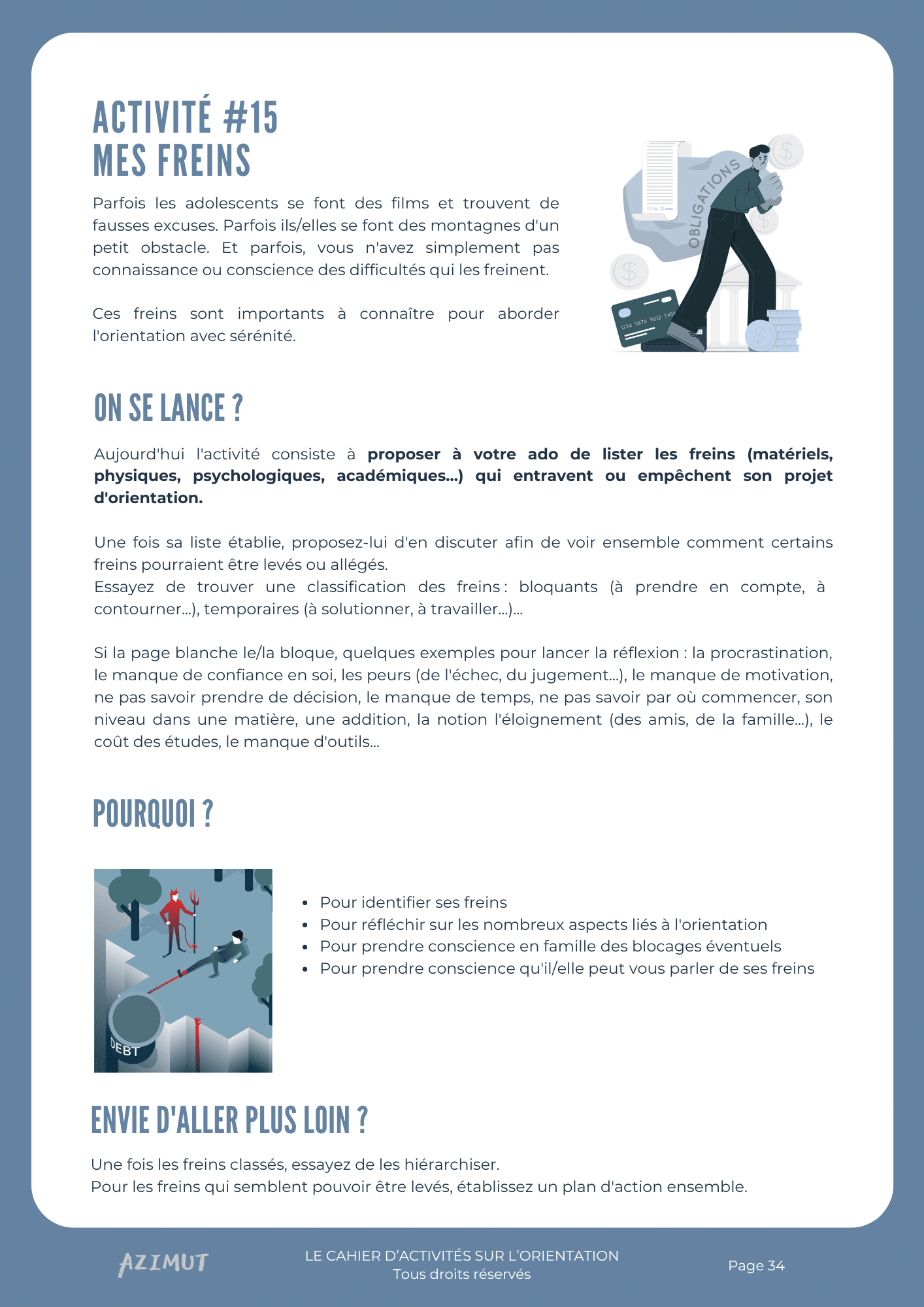 freins activité
