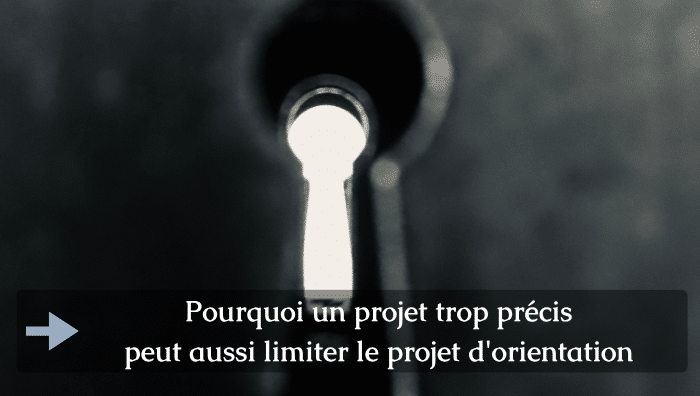 projet d'orientation étroit