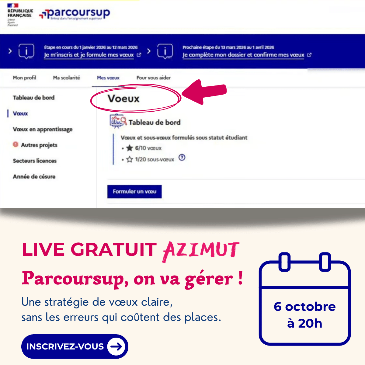 Parcoursup on va gérer